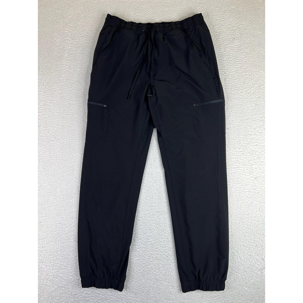 Eddie Bauer Womens Black Fleece Lined Joggers Winter Hiking Pants 6 51000418